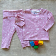 Load image into Gallery viewer, Pink Mountain Long Sleeve Top & Pants Set