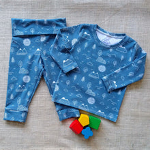 Load image into Gallery viewer, Blue Mountain Long Sleeve Top & Pants Set
